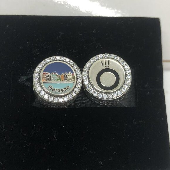 ✨🔥Pandora Curaçao Exclusive Island Country Button Curacao Resort Charm - Picture 1 of 1